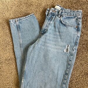 Zara Light Blue Straight Leg Women's Jeans